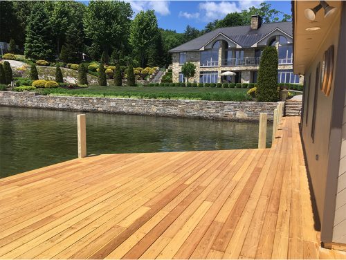 Siberian Larch Dock by Savvy Custom Builders