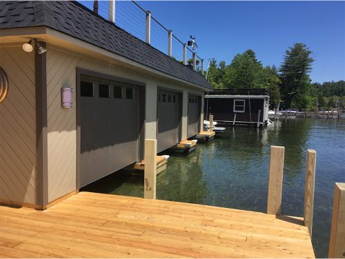 Siberian Larch Dock by Savvy Custom Builders