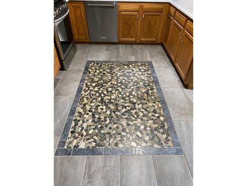 Custom tile flooring