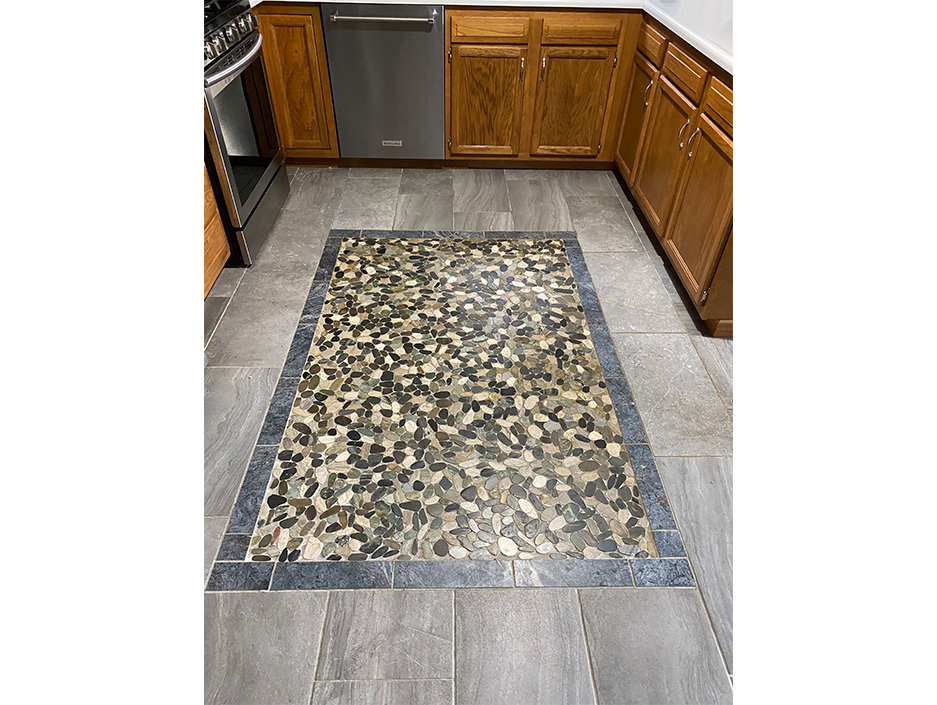 Custom tile flooring