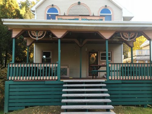 Deck Repair, Blue Stone Paver Staircase, and Exterior House Painting